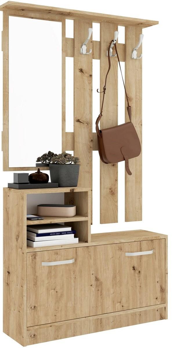 Прихожая Haaus Lyon 180x85cm Дуб Артизан (Коричневый)