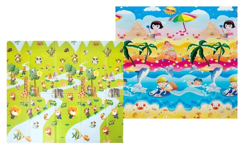 Covoras de joaca copii 4Play Girl at sea/Animals 1