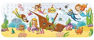 Covoras de joaca copii 4Play de baie anti-alunecare Seabed 100x40cm