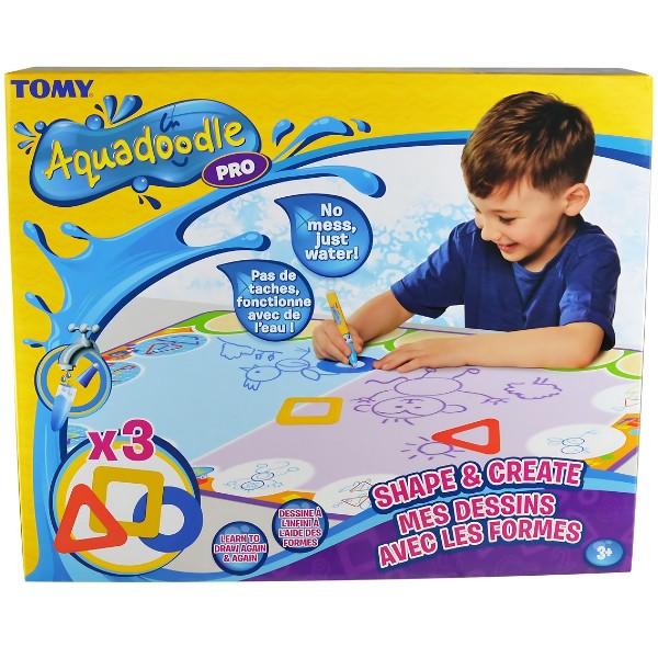 Covoras de joaca copii TOMY pentru desen cu apă Desenăm cu forme