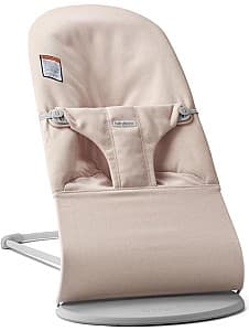 Шезлонг детский BabyBjorn Bliss Light Pink, меланжевая ткань