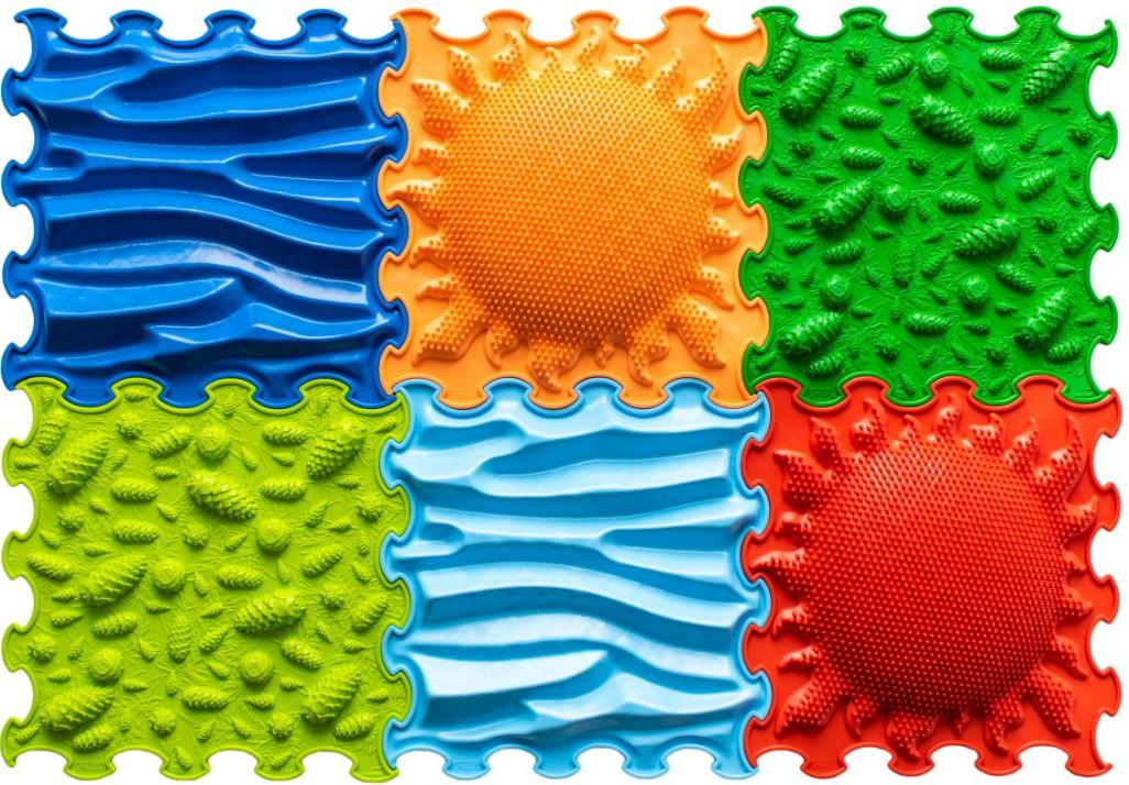 Covoras de joaca copii Ortoto Ortopedic-Puzzle Intensive Barefoot Path