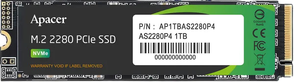 SSD Apacer AS2280P4 1TB (AP1TBAS2280P4-1)