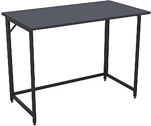 Masa de birou Art Metal Furniture Fold Negru/Antracit (Gri)