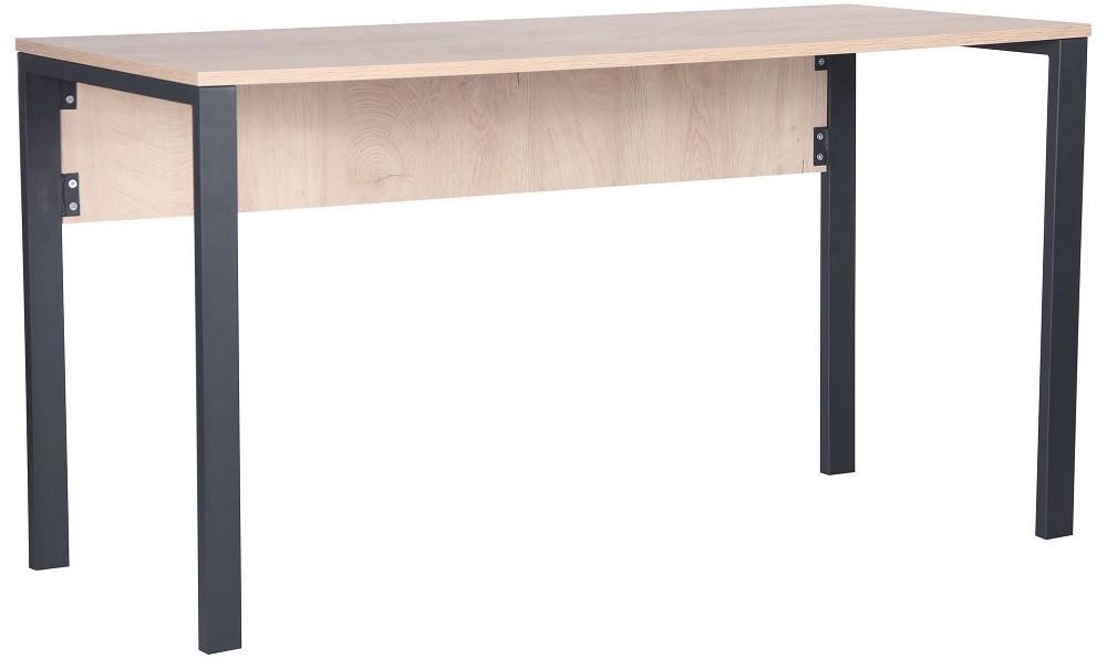 Письменный стол Art Metal Furniture Pluto 1380 Графит/Дуб (Бежевый)