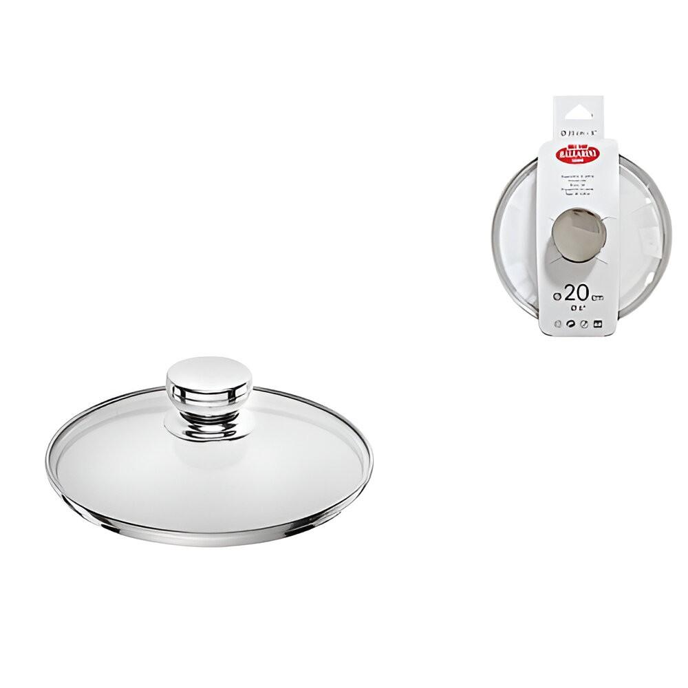 Capac pentru vesela Ballarini din sticla cu gaura pentru aburi 20сm