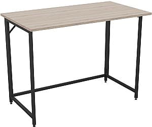 Masa de birou Art Metal Furniture Fold Negru/Sonoma (Bej)