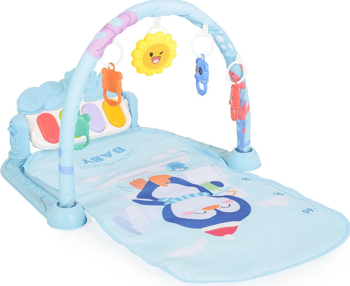 Коврик для детей Moni 368 Penguin Blue