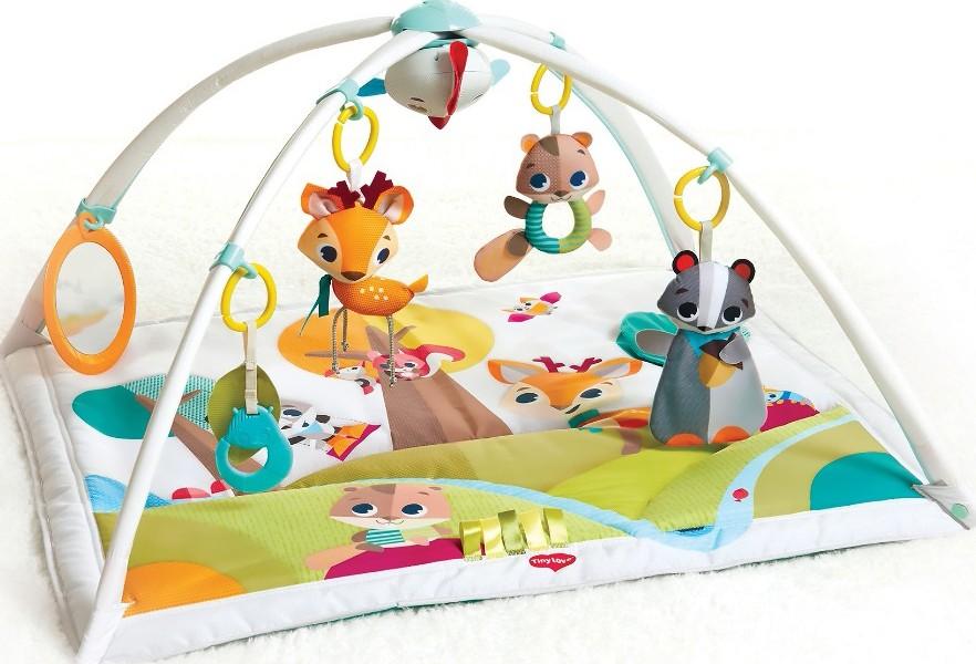 Covoras de joaca copii Tiny Love The Forest Gymini Deluxe