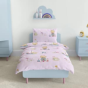 Детское постельное белье Relaxe Home Soft Dreams 145x210cm Pink Sailor