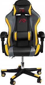 Fotoliu gaming Jumi Aragon CM-439962 Negru/Gri/Galben