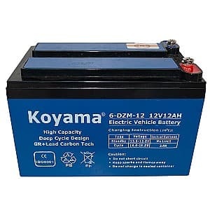 Incarcator acumulator auto Koyama 6-DZM-12 12V 12Ah