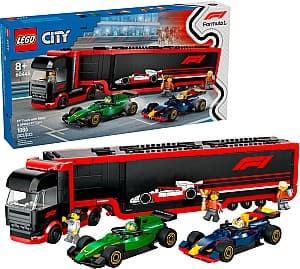 Конструктор LEGO City Грузовик F1 с автомобилями RB20 и AMR24 60445