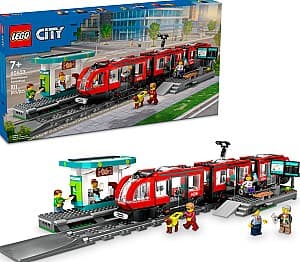 Constructor LEGO City Tramvai si statie in centrul orasului 60423