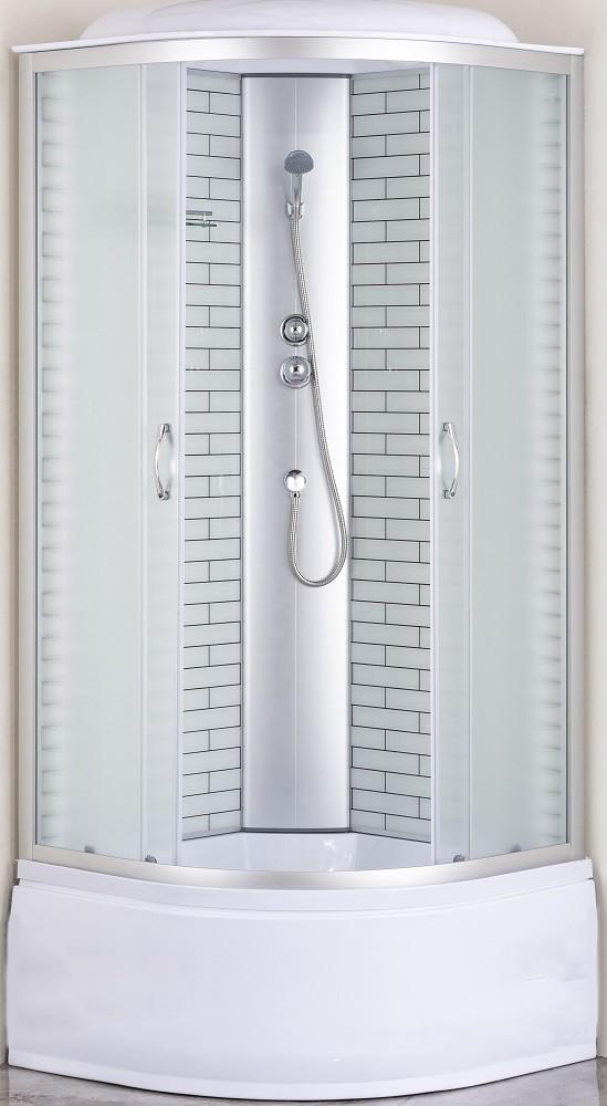 Душевая кабина S-Group SCRH WZ 100x100x215  (с высоким поддоном)