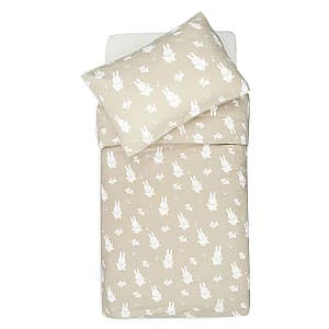 Lenjerie de pat pentru copii Jollein Miffy&Snuffy Olive Green