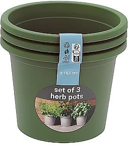  ProGarden Classic 3buc D15cm Green