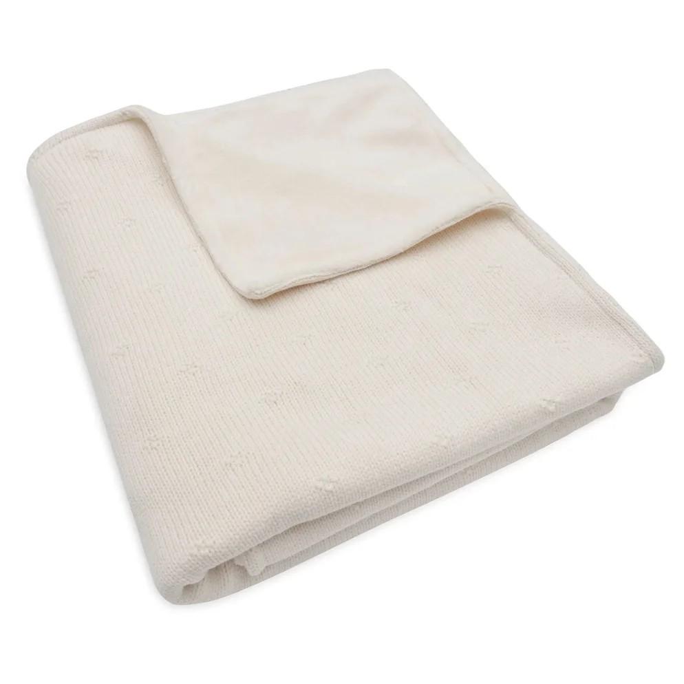 Pled Jollein Cosy Knit Ivory/Velvet