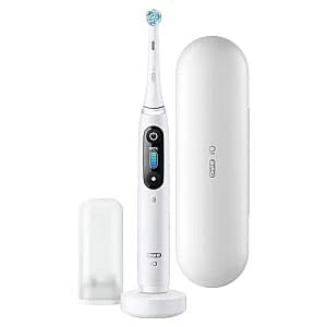 Электрическая зубная щетка BRAUN Oral-B iO 8 White Alabaster