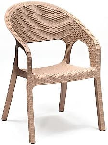 Scaun terasa Modalife Rattan Cappucino