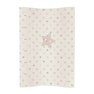 Пеленальный матрасик Ceba Baby Cosy Beige Stars