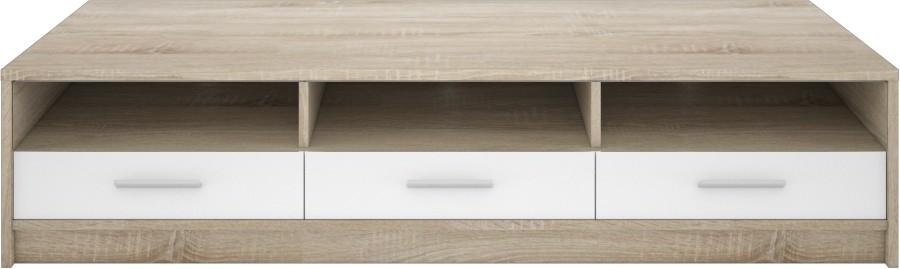 Tumba pentru televizor Yasen Nepo RTV3SN Stejar Sonoma/Niphea Alba