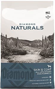 Hrana uscata pentru caini Diamond Naturals SKIN&COAT ALL LIFE STAGE 15KG