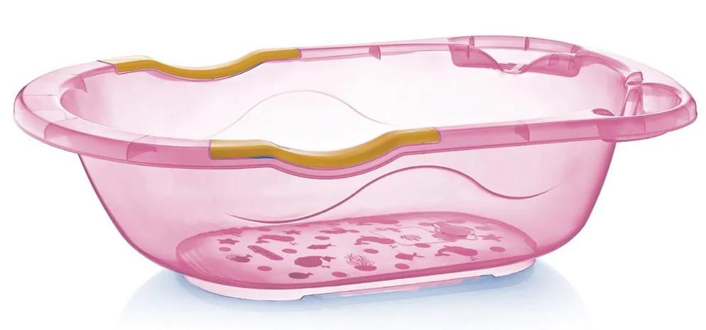 Cada pentru bebelusi BABYJEM transparenta Roz