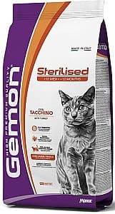 Сухой корм для кошек Gemon STERILISED Turkey 7KG