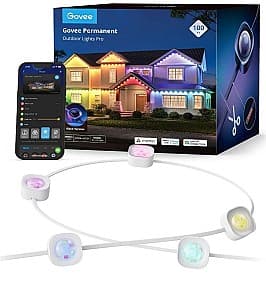 Умное освещение GOVEE RGBICW Permanent Outdoor Lights 2