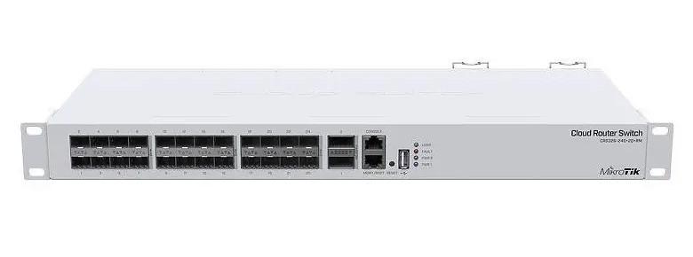 Switch MikroTik CRS326-24S+2Q+RM Alb