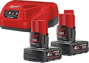 Acumulator scule electrice Milwaukee M12 NRG-402