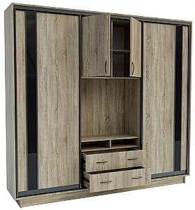 Living Confort-NV Universal 240x45x220 (2 PAL (CV lacobel)) Stejar Sonoma