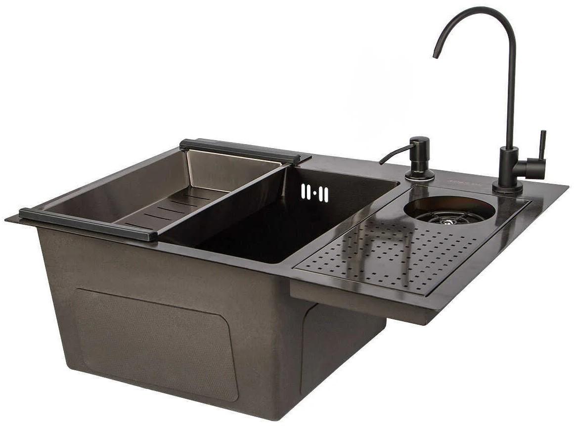 Chiuveta de bucatarie Art Flame VIOLA (6545) Black