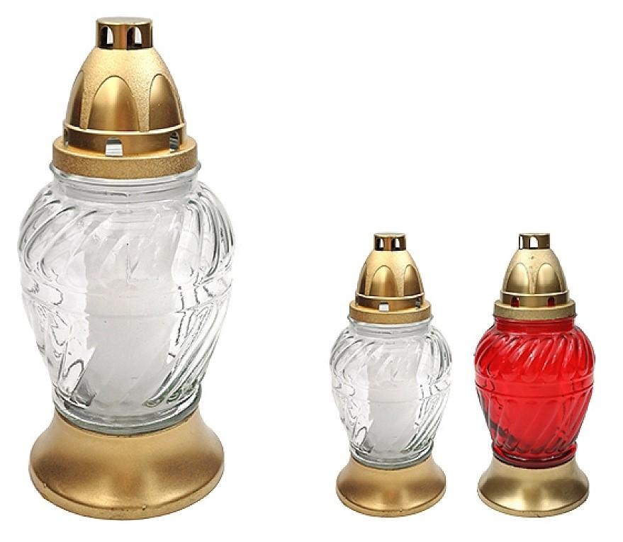 Подсвечник Zniczplast Полоски, 28 часов