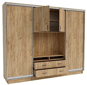 Living Confort-NV Universal 270x45x220 (2 PAL) Stejar Kraft Auriu