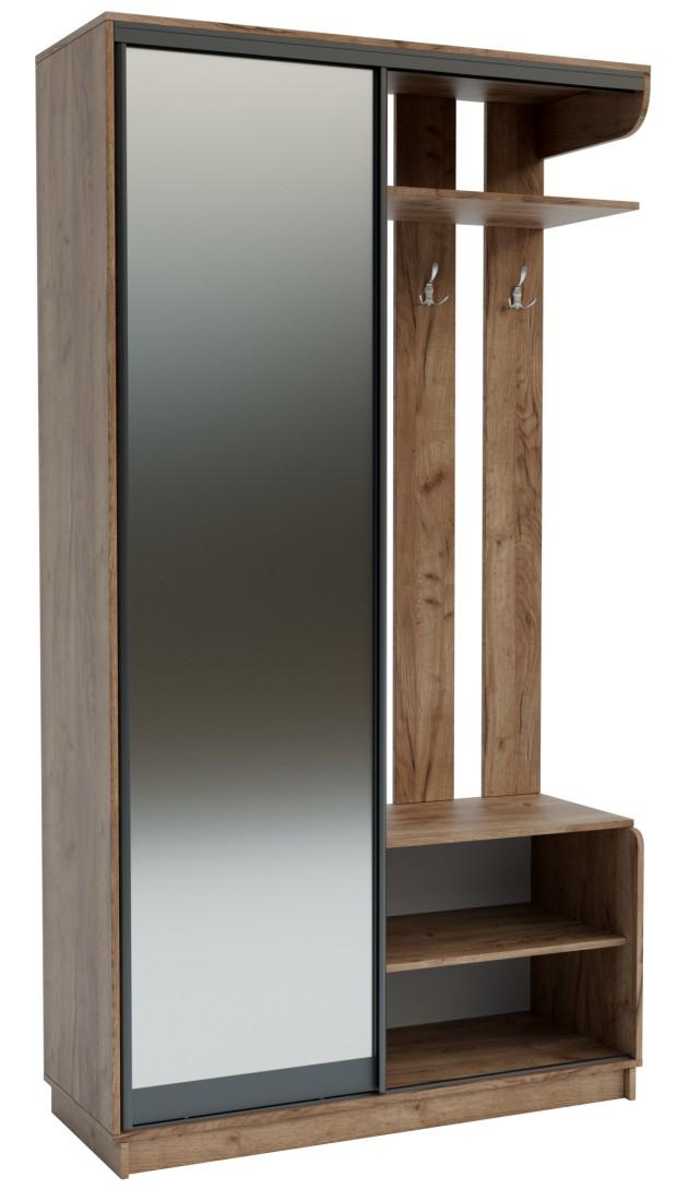 Antreu Confort-NV Alice L (1 oglinda) Stejar Kraft Tabako