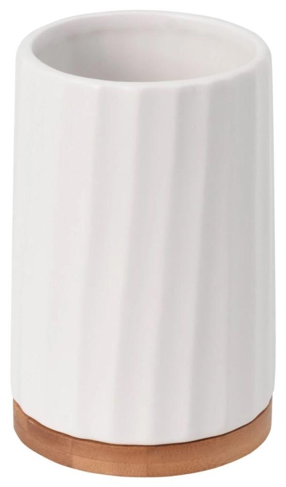 Стакан для зубных щёток Nice Sea KIDO белый