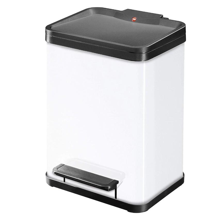 Мусорное ведро Hailo Uno Plus M 17L White (619230/09)
