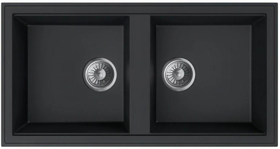 Chiuveta de bucatarie Milo Alpha ALP.C.2KBO-A Carbon Black