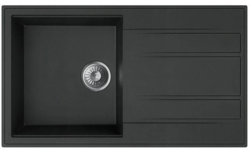 Chiuveta de bucatarie Milo Retto RET.G.1KDO.BU-A Graphite Rock