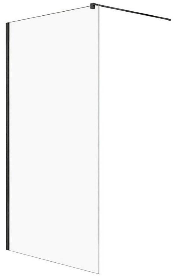 Душевая перегородка New Trendy Velio Black D-0145B 120x200x8mm (18447)