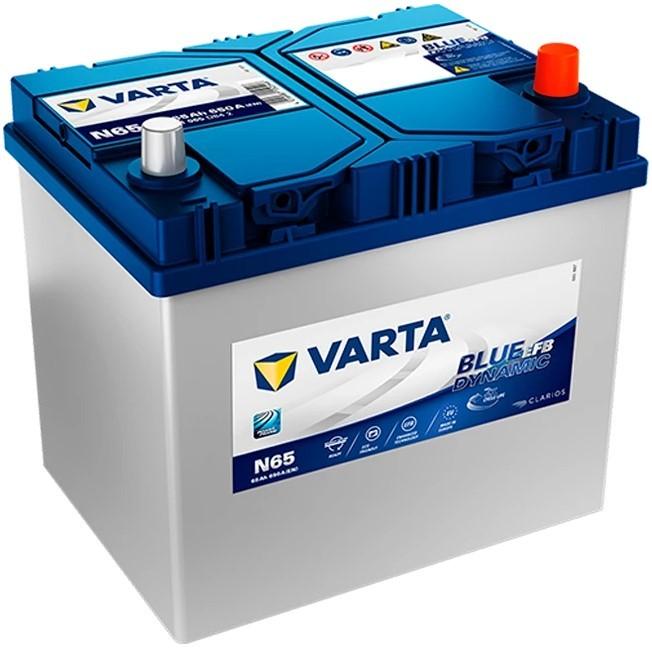 Аккумулятор Varta Blue Dynamic EFB N65 65Ah 650A