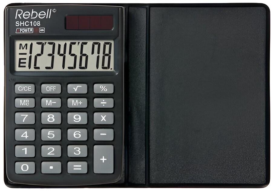 Calculator de masa Rebell 8 cifre, 88x58 mm, SHC108BX