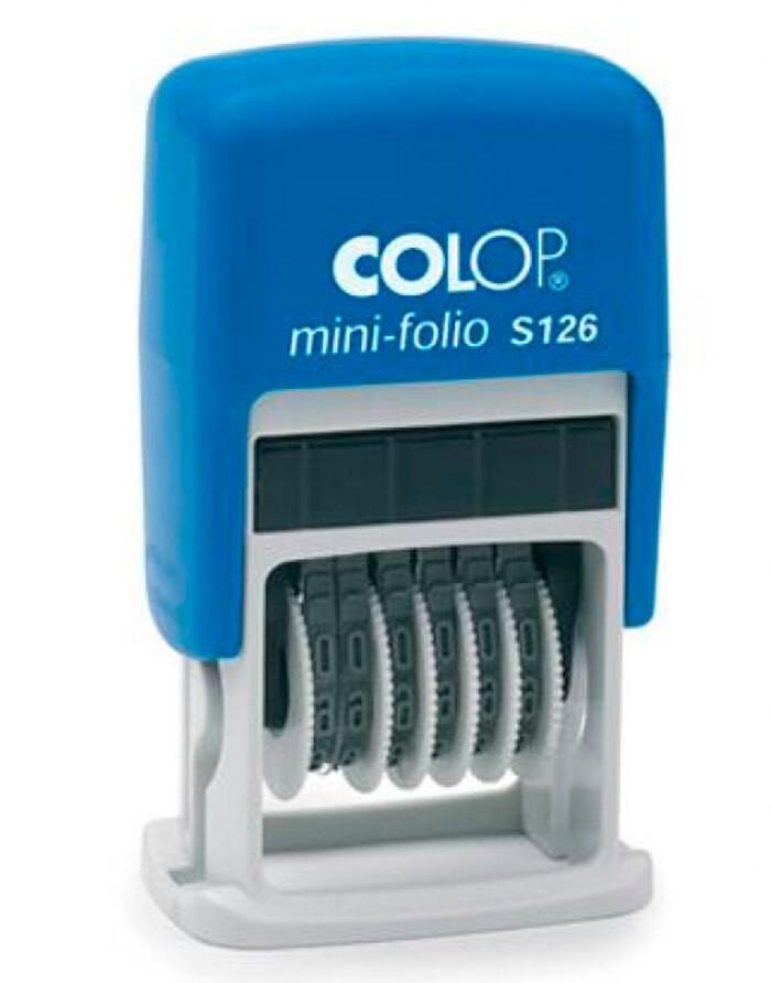 Печать Color Mini dater S 126