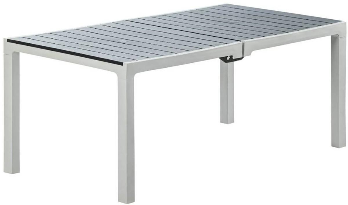 Masa pliabila Sonmez Madeira Quartz Gri/Alb