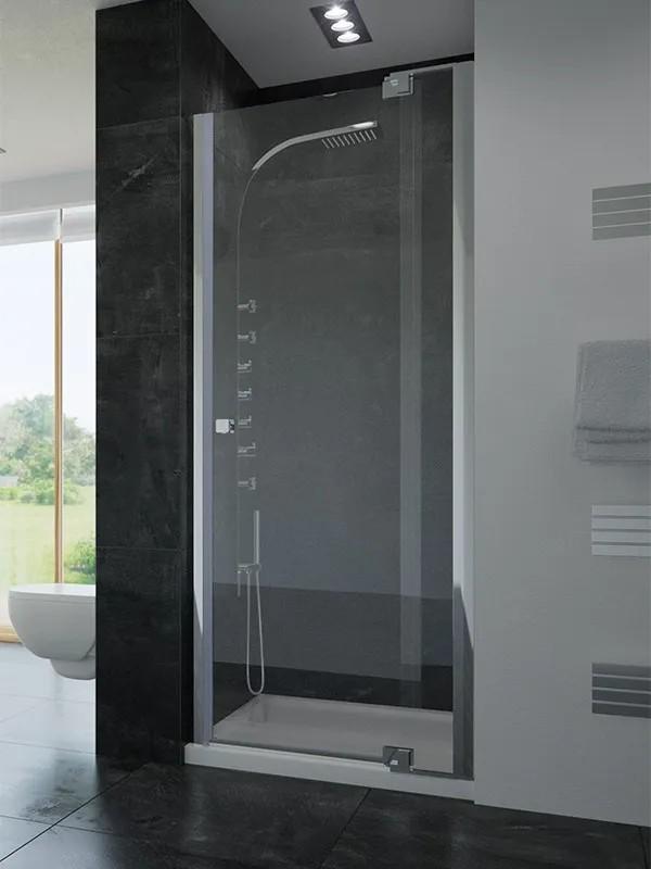 Стеклянная душевая дверь New Trendy SCALIA LINE PLATINUM 70x200cm