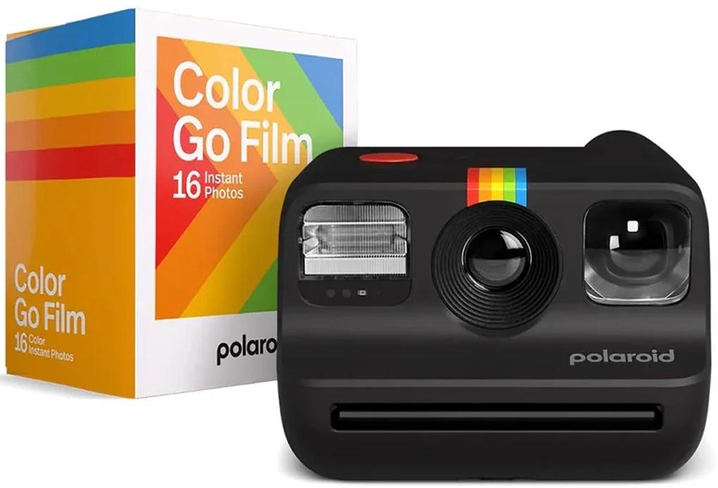 Фотоаппарат моментальной печати Polaroid Instant Camera GO Gen 2 Everything Box + Color Films 16 Sheets Black