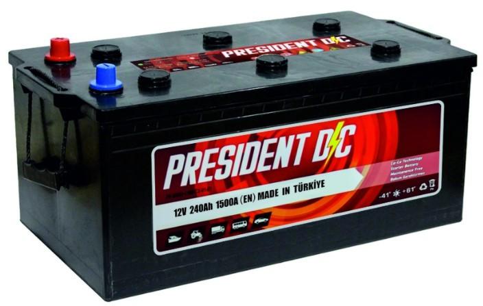 Acumulator auto PRESIDENT 240 AH