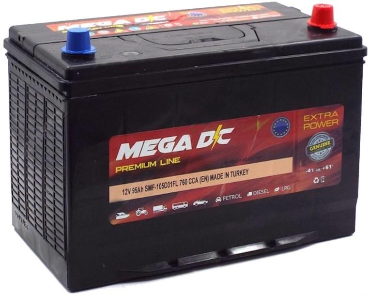 Аккумулятор MEGA Dc 95Ah 790A (+левый)